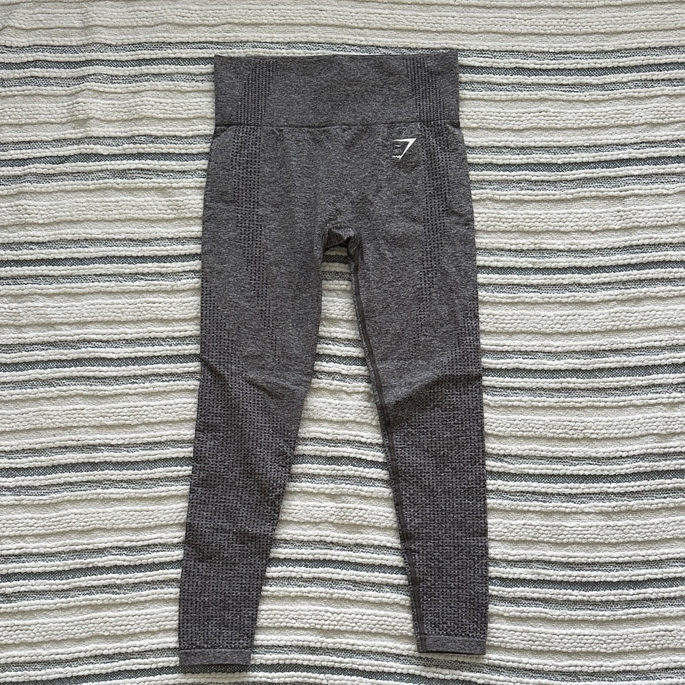 Gymshark Dark Gray Textured Leggings